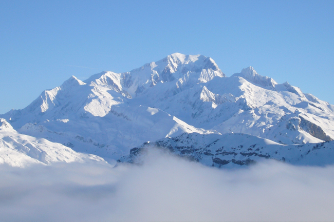 Mont Blanc enneigé